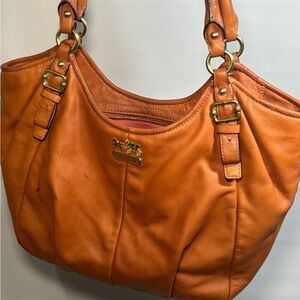Coach H1175-18612 Camel Leather Hobo Bag